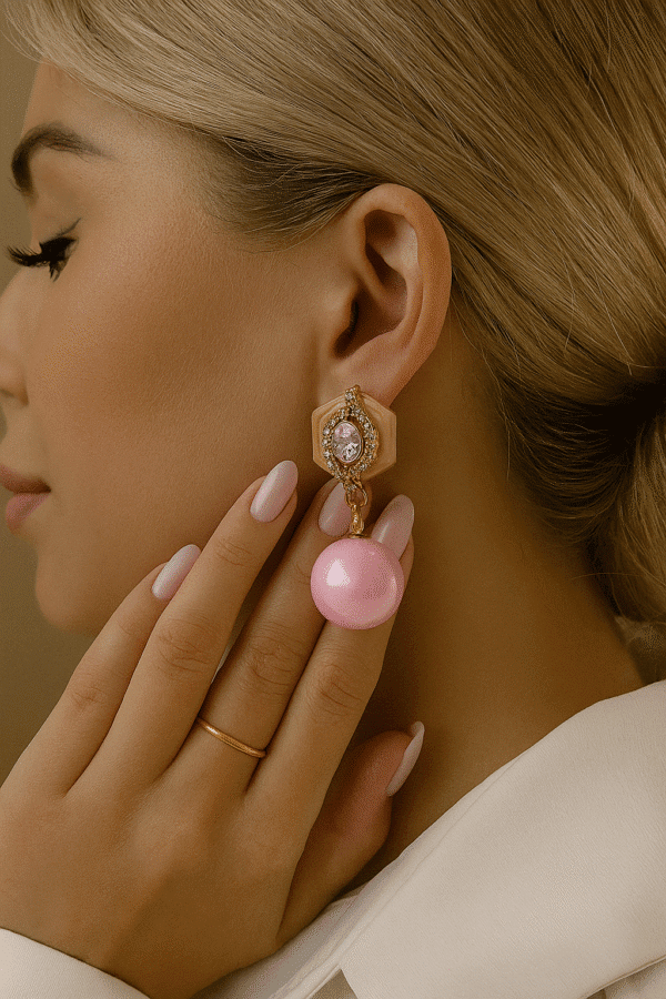 Nehyr Elegant Pearl Drop Earrings – Premium Statement Jewelry - Image 5