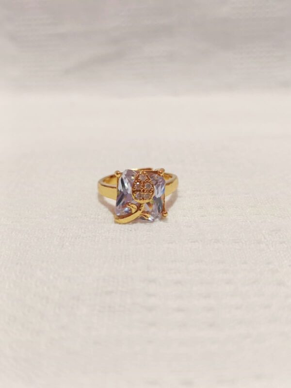 Nehyr Elegant Crystal Leaf Rings Set – Adjustable Fashion Jewelry - Image 3