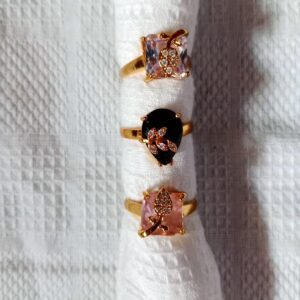 Nehyr Elegant Leaf Rings Set – Adjustable Fashion Jewelry